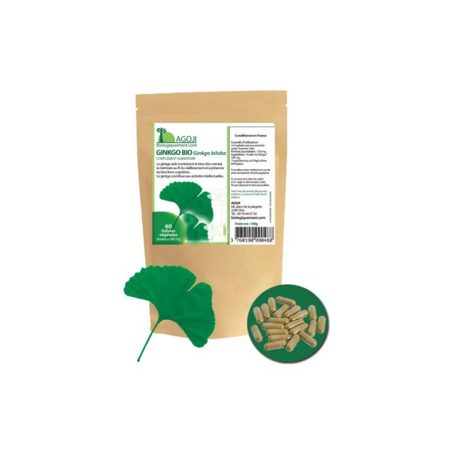 Gélules de Ginkgo Biloba